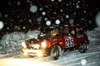 Antonio Arderiu – Llorenç Camprubí (Autobianchi A-112 Abarth). Rallye Monte-Carlo Historique 2015 (Archivo Arderiu)